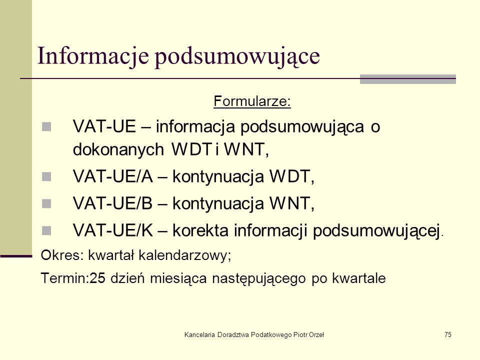 Podatek Od Towar W I Us Ug Ppt Pobierz